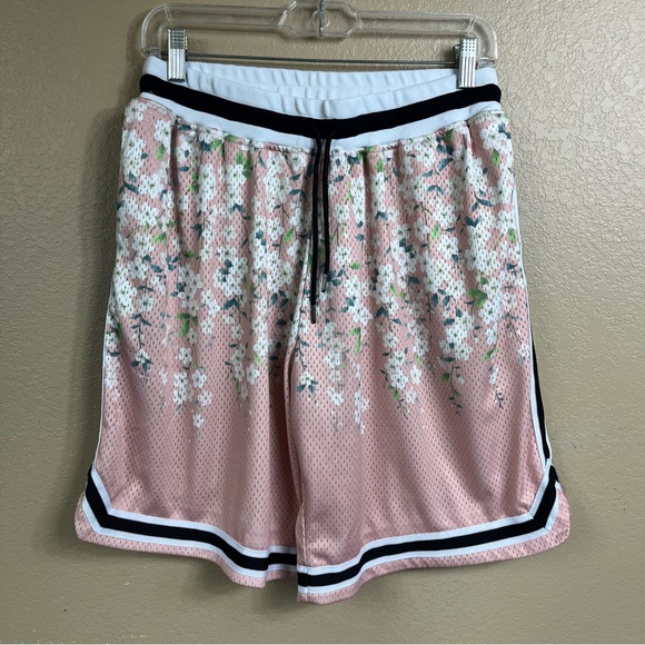 John Elliott Kabuki Floral Game Shorts - Picture 4 of 11
